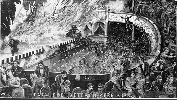 A Small History Lesson: The Exeter Royal Theatre Fire
